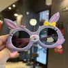 Orejas de Conejo Dulces Gafas de Sol Polarizadas para Niños Lindas para Salidas de Primavera Adorables Gafas de Sol de Princesa para Niños Conejito Pequeño Montura Suave Silicona