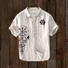 2024 Lançamento Estação Independente Transfronteiriço Elemento Carpa Impressão Digital 3D Camisa Solta Tendência Manga Curta Top Masculino