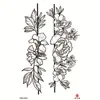Atacado de fábrica spot novos adesivos de tatuagem de braço de flor criativa adesivos de tatuagem à prova d'água originais