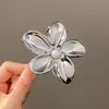 Grampo de Cabelo Transfronteiriço Versátil e Simples, Garra de Cabelo de Metal, Presilha Tubarão para Coque de Cabelo, Presilha de Cabelo Garra Grande, Acessórios de Cabelo Atacado