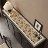 Tapete para Mesa de Aparador Estilo Vintage, Tapete Lavable Retro de Gama Alta para Gabinete de TV, Zapatero, Gabinete de Vino, Tapete Protector para Encimera
