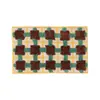 Alfombra de Piso Imitación Cachemir Estilo Retro Europeo, Alfombrilla Suave para Baño y WC, Alfombrilla Absorbente para Puerta de Entrada y Ducha