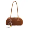 Popular Bolso Boston Satchel Súper Caliente de Este Año para Mujer 2025 Otoño Nuevo de Moda Retro Mate para Hombro Axila
