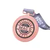 Medalha personalizada para eventos de maratona, medalha de metal com pintura em relevo, tag comemorativa de finisher de corrida cross-country feita sob medida