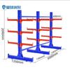 Imperial bola cantilever prateleira de armazém de balcão único face logística cantilever prateleira 500kg metal cantilever prateleira