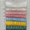 Tecido Jacquard de Poliéster Cetim Estilo Chinês Cetim Cor Rosa Cetim Padrão Escuro Jacquard Dinastia Han Traje Han Saia Vestido