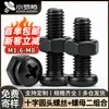 Tornillos combinados de acero al carbono ennegrecido de cabeza Phillips/ranurada, tornillos mecánicos de cabeza redonda Phillips/ranurada y juegos de tuercas, incluyendo tamaños M3 y M4