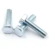 Tornillos Externos Hexagonales de Zinc Azul y Blanco Gb5783 Gb5782 Tornillos de Pernos Externos Hexagonales de Alta Resistencia M10M12M16 8