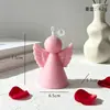 Velas personalizadas de anjinho, peças decorativas de interior, adereços, lembrancinhas de casamento, velas perfumadas de anjo alado