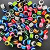Luya Olho de Peixe 3D Miçanga Acessórios de Pesca Grupo de Pesca Texas Invertido Miçanga Bloco Feijão 6Mm8Mm10Mm Plástico DIY