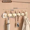 Colgador para puerta, perchero sin taladro, colgador de ropa montado en la puerta del dormitorio, estante de almacenamiento para ropa y bolsos para colgar en la puerta