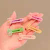 Pinza para el Pelo de Bebé Linda Clip de Dibujos Animados para Niños Flequillo Clip de Color Caramelo Clip de Flor para el Pelo Niña Mechones Laterales Clip de Pato