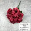 Flores Artificiais Rosa Diamante Sete Cabeças Flores de Casamento Feitas à Mão Flores Decorativas Artificiais Decoração de Casamento Arranjo de Flores para Chão Flores para Fotografia Atacado