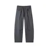 Calça Reta Casual Versátil Simples Estilo Americano, Novo Modelo de Primavera com Cintura Elástica e Cordão, Calça Casual Soltinha para Homens e Mulheres