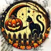 Transfronterizo 2025 Nueva Decoración de Letrero de Madera Señal de Halloween de Alta Gama Colgante Señal de Navidad Personalización