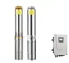 Serie de Bombas Sumergibles de Acero Inoxidable Transfronterizas 110V/220V Solar AC/DC Bomba de Agua Profunda de Alto Levantamiento