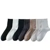 Calcetines para Hombre Primavera y Verano Nuevos Calcetines para Hombre Color Sólido Transpirables de Negocios de Media Pantorrilla Malla Calcetines Casuales para Hombre Versátiles para Todas las Estaciones