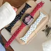 Pulseira de Silicone para Relógio Cor Nova Estrela Oca Compatível com Apple Watch iwatch 1ª/2ª 11/10 Ultra/SE 9/8/7
