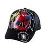 Chapéu infantil de menino do Homem-Aranha primavera e outono verão proteção solar tela boné de beisebol proteção solar Estudante Jovem boné aba