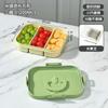 Caja de Almuerzo de Frutas para Acampar al Aire Libre Picnic Portátil Caja de Almacenamiento Compartimentada Caja de Conservación de Alimentos de Plástico para Refrigerador