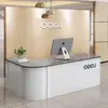 Arc Balcão de Recepção de Escritório Mesa Caixa Balcão de Bar Balcão de Bar Caixa Recepção Supermercado