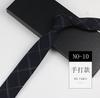 Corbata de Hombre 6cm Estrecha Estilo Coreano Moda Casual Versátil Blanco y Negro Gris Trendy Ropa Formal Británica Anudada a Mano Algodón