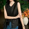 Conjunto de Seda Xiangyun con Patrón de Grietas Nuevo Estilo Chino Chaleco/Chaqueta/Pantalones Casuales Ropa de Mujer Nuevo Estilo Verano 2026