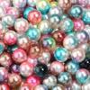 Perlas de Imitación No Porosas ABS Más Vendidas de Amazon, Perlas Redondas de Imitación Multicolor, Accesorios Sueltos de Perlas de Imitación Multitamaño para Joyería DIY