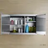 Gabinetes de Pared para Baño de Acero Inoxidable, Gabinetes de Cocina, Armarios, Gabinetes de Almacenamiento, Gabinetes Simples de Almacenamiento para Balcón, Gabinetes Laterales