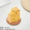 Tamaño Grande - Canasta de Pan Pintada Tostada Accesorios de Resina Pegamento Crema Imán para Refrigerador DIY Caja de Almacenamiento Llavero Venta al por Mayor