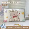 Funda de almohada de seda helada para niños de verano, juego de par único 40X60, funda de almohada refrescante de verano 30X50Cm