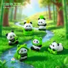 Micro-Paisagem Criativa Fofa Sapo Panda Boneca DIY Decoração Acessórios Pendurados Mini Carro Enfeites de Mesa