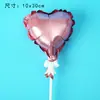 Decoración de estrella de cinco puntas Ángel amor pastel globo de película de aluminio enchufe Tarjeta de nube Perla unicornio adornos para hornear