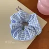 Lazo para coleta dulce y versátil para mujer, Cuerda para el pelo simple y elegante, Scrunchie de gran tamaño para verano, Accesorio para el pelo fresco y simple