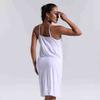 Pijama Feminino Novo 2025 Comércio Exterior Feminino Viscose Renda Acabamento Cor Sólida Camisola Atacado Transfronteiriço