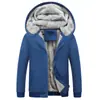 Sudadera Cardigan con Capucha de Terciopelo Talla Grande para Hombre Estilo Nuevo Invierno Pesado para Hombre Ropa de Hombre Chaqueta Casual con Cremallera Abrigo Hombre