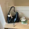 Bolsa feminina versátil de grande capacidade, casual, moda transfronteiriça, bolsa tote multifuncional, bolsa de ombro, bolsa de ombro dupla, bolsa transversal para o dia a dia