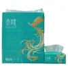 Papel Tissue Yufei Original de Polpa de Madeira Papel Tissue Doméstico Macio Multicamadas Espessado Papel Higiênico Tissue Extraível Fábrica de Ningbo