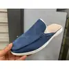 Nuevas sandalias planas de verano para uso en exteriores, mules sin cordones, sandalias para hombre