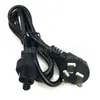 Cable de alimentación de 1,5 m, estándar nacional, cola de ciruela, enchufe de tres clavijas, tres orificios, cable de alimentación para adaptador de corriente de portátil