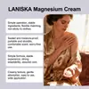 Laniska Cuidado Corporal Crema de Magnesio Cuidado Suave, Hidratante, Refrescante y Cómoda Aplicación para Masaje Crema para el Cuidado Corporal