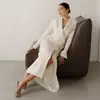 Spot 2025 Primavera Nuevo Transfronterizo Europeo y Americano Exportación Traje Vestido de Botones de Manga Larga de Color Puro para Mujer