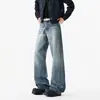 Moda Casual de Rua Nova da Primavera de 2026, Jeans Flare Lavado com Toque Premium, Calças Longas para Adolescentes, Calças Plus Size