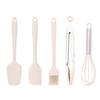 Mini Utensilios de Cocina de Silicona de Grado Alimenticio, Juego para Hornear, Resistente a Altas Temperaturas, Cuchara para Cocinar, Espátula, Kit, Juguete para Cocinar para Niños