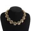 Estilo Playa Verano Europeo y Americano Collar Dorado de Concha Transfronterizo Nuevo Estilo Lujo Ligero Diseño Personalizado Concha Joyería Retro