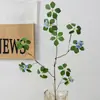 Planta de Simulação Zen Chinesa Galhos Secos Cipó Seco Cipó Rosa Selvagem Decoração de Mesa para Casa Folha de Lótus Guanyin