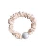 Anillo para el cabello con perla de sirena Ji, estilo simple, de tela elástica alta, correa para el cabello