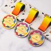 Medalla de aleación de zinc personalizada, lista de honor de maratón personalizada, campeón deportivo escolar personalizado, producción de medallas de oro