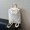 Bolso Cruzado con Lazo Transfronterizo para Mujer 2025 Nuevo Estilo de Moda Bolso de Hombro Textura Mochila de Axila