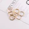 15Mm-30Mm Chaveiro de Anel Duplo Multicor Anel de Conexão para Mala Acessórios de Joia Material Pingente